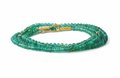 Smaragdkette mit Gelbgold